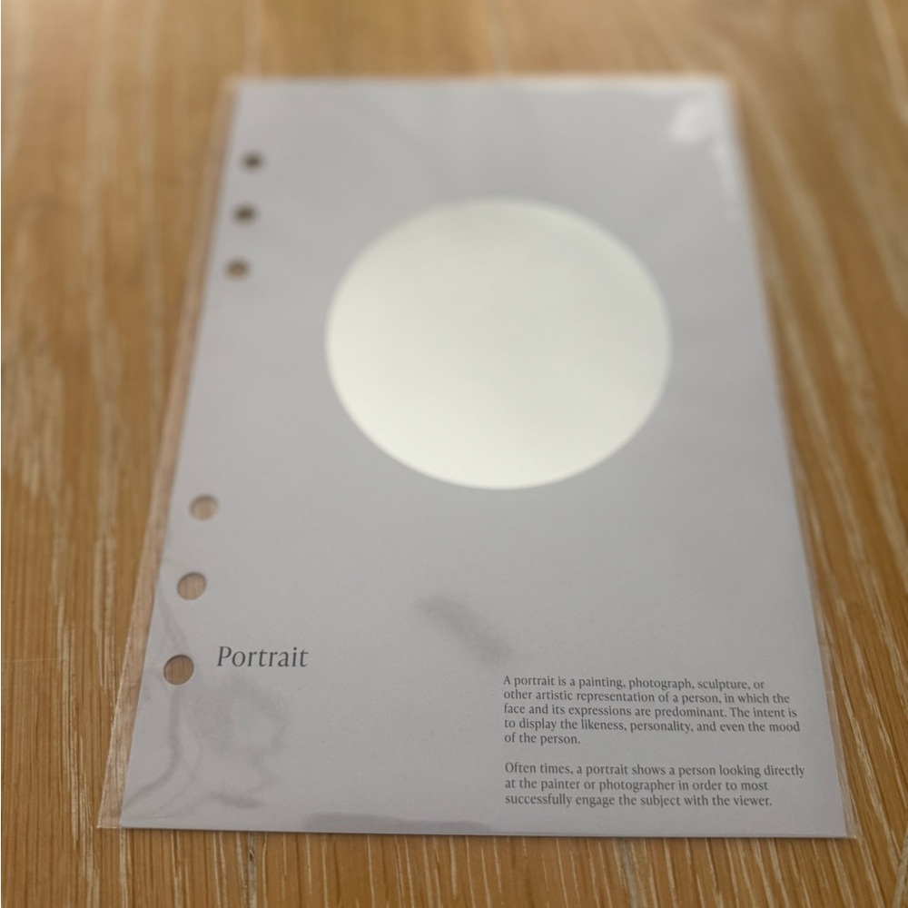 Cloth & Paper Portrait Planner Dashboard A5